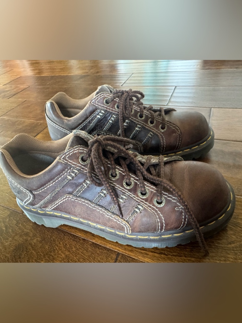 Dr. Martens Men's Keith Brown Leather Lace Up Oxford Mens US Sz 9 M Doc